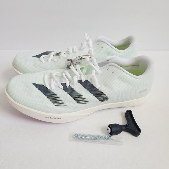 NEW Adidas Adizero Long Jump Shoes ID7244 Size 13 Green
